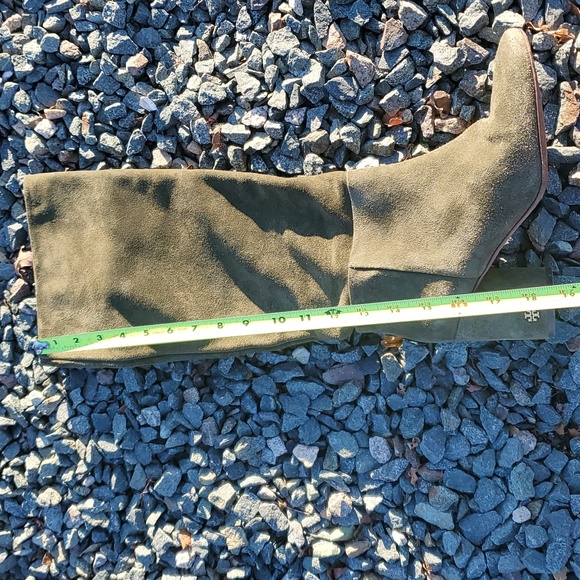 Tory Burch Suede Tall Heeled Boots Size 7 M - Picture 15 of 16